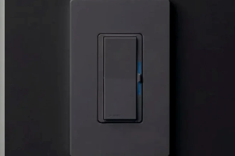 Clean wall with a single lighting control keypad instead of a bank of switches