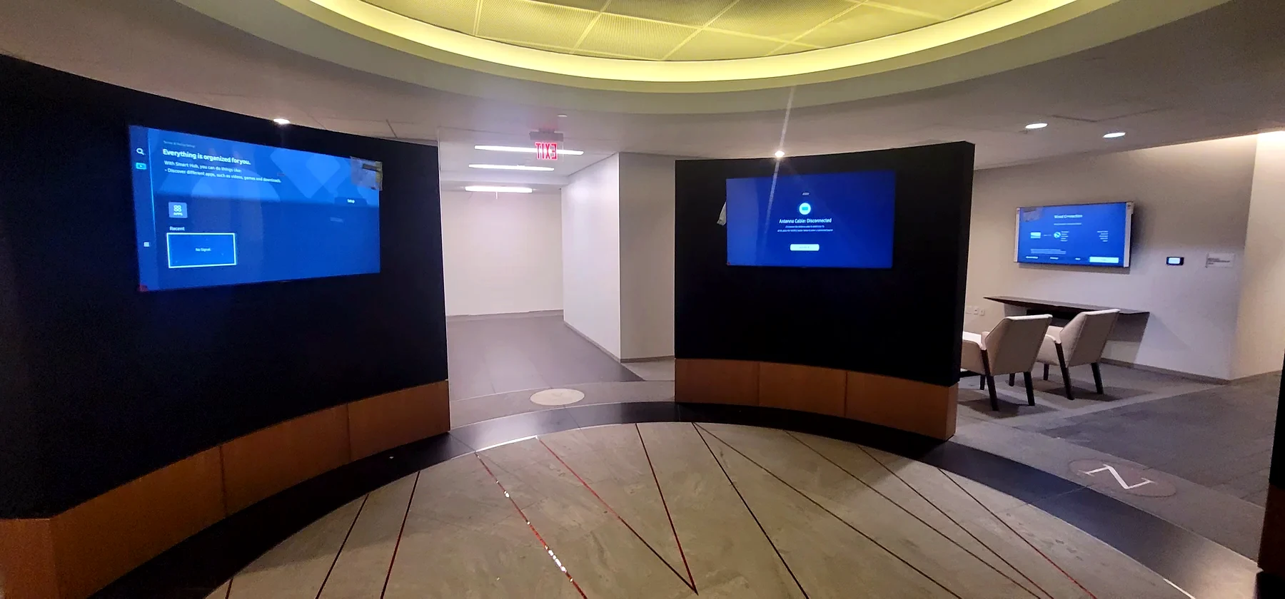 Commercial display system in meeting environment